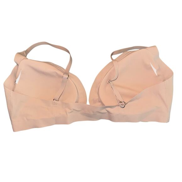 ChiCup Comfort Adj Straps Deep V Front Close Linen (tan) Wireless Bra NWT!!! - Picture 4 of 7